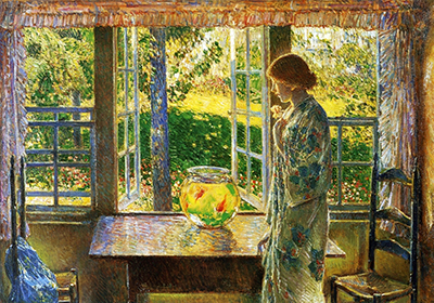 The Goldfish Window Childe Hassam